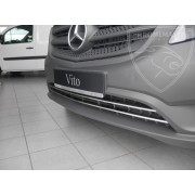 Накладки на передний бампер Mercedes Vito W447 (2014-)